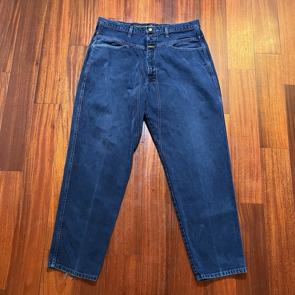 Marithe Francois Girbaud Jeans Men 38x32 Blue Dark Wash Gorpcore Vintage Y2k